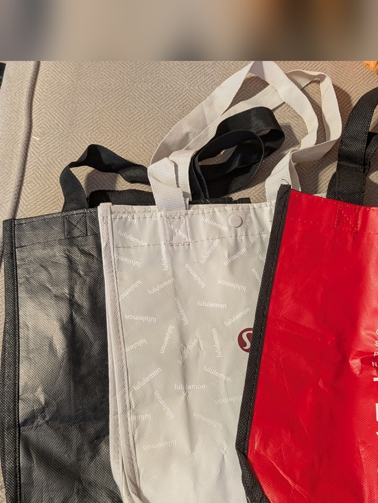 lululemon athletica Handbags - lululemon athletica (1) Red, White Or Black Reusable Tote